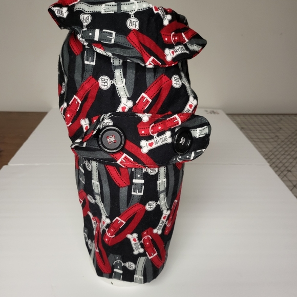 Homemade Medium Collar Pattern Dog Sweater - Picture 3 of 4